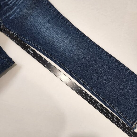 Driftwood Audrey‎ Jeans 29 Medium Wash Blue Mid Rise Straight Leg Denim - Picture 6 of 10